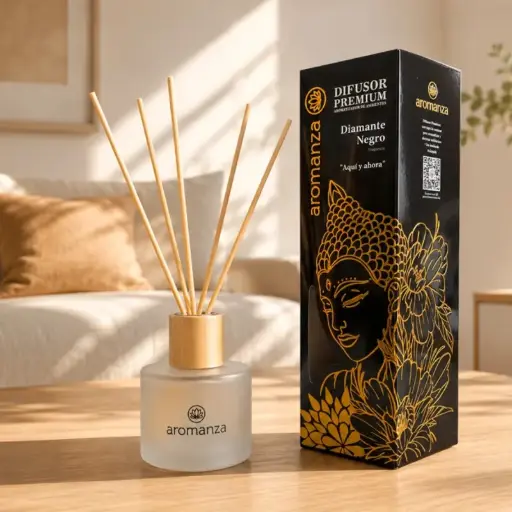Difusor Premium Aromanza 125 ml, Diamante Negro