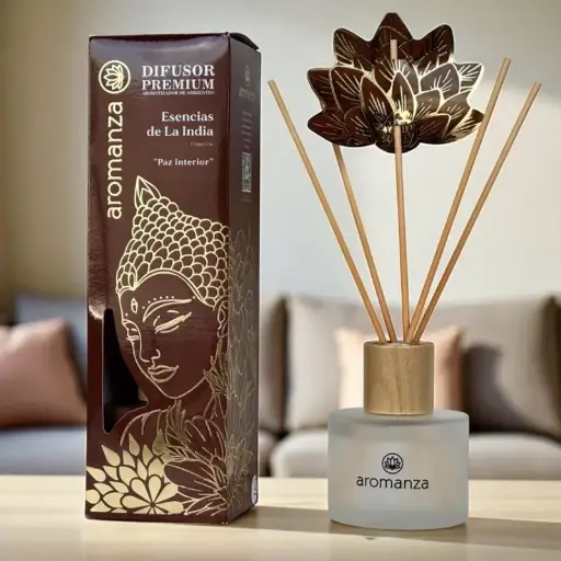 Difusor Premium Aromanza 125 ml, Esencias de la India