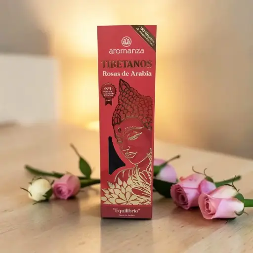 Sahumerios Aromanza Tibetanos Rosas de Arabia, Humildad