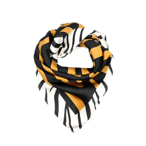 Pañuelo Print Zebra Brown 70x70cm