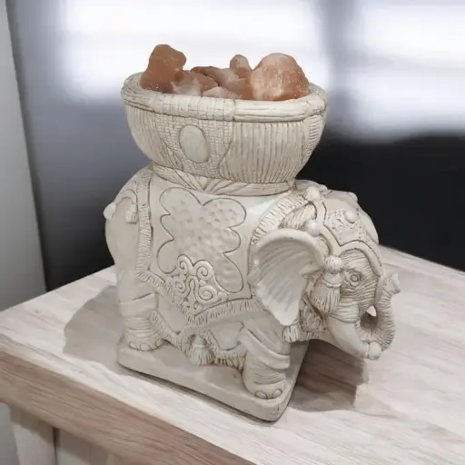 Lampara de Sal Elefante Grande 45x44cm