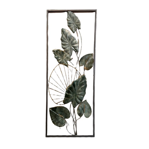 Cuadro de Flores en Metal 25x60cm