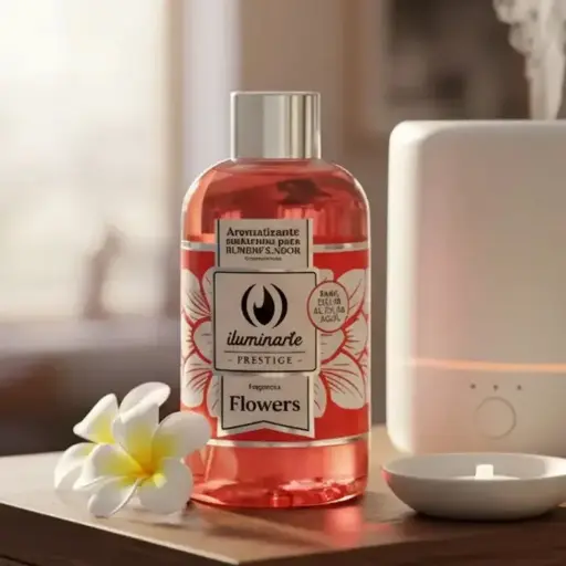 Aromatizante de Ambientes para Humidificador Flowers, Iluminarte 200ml