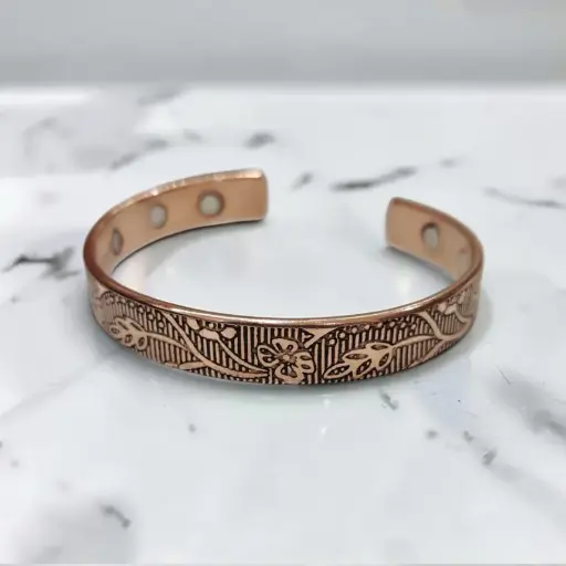 Pulsera Magnetica Cobre con Imanes N°9