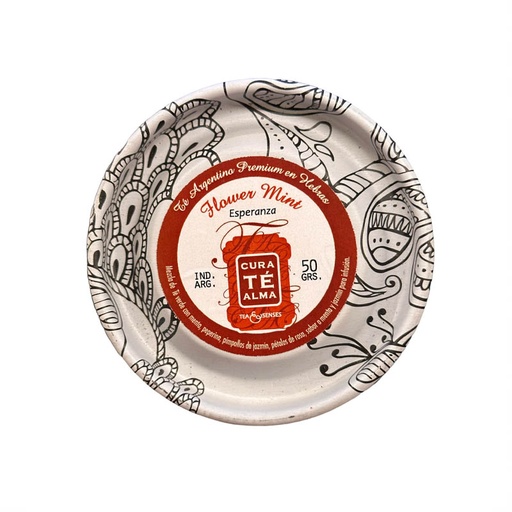Lata Té Verde en Hebras Flower Mint, Esperanza, Cura Té Alma 50g