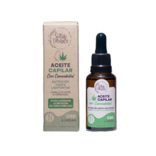 Aceite Capilar con Cannabidiol, Sentida Botanica