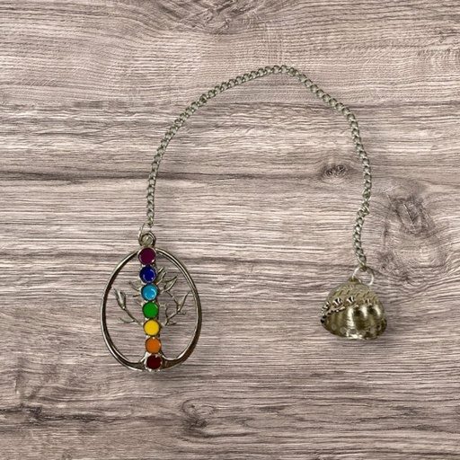 Apagavelas con Cadena Arbol y 7 Chakras