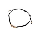 Pulsera Hilo Negra con Infinito de Strass