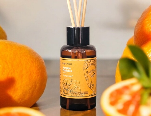 Difusor Aromanza Naranja Pimienta, Atraccion 60ml