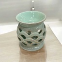 Hornito Calado Ceramica Aqua 9x11cm