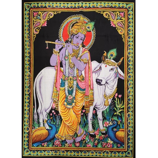 Tapiz India Krishna 110x75cm