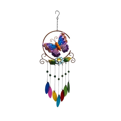 Movil Metal Mariposa con Colgantes 55cm