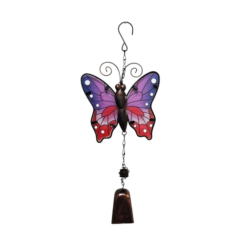Movil Metal Mariposa Colores Varios con Campana 35cm
