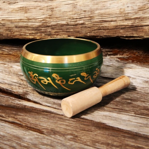 Cuenco Tibetano 10.5cm Verde