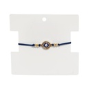 Pulsera Hilo Azul con Ojo Turco con Strass