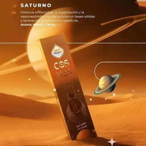 Sahumerio Sagrada Madre Cosmos Saturno x8u