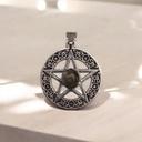 Dije Gema Labradorita con Tetragramaton