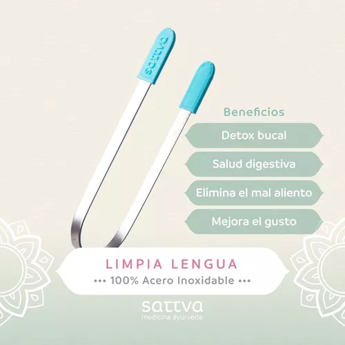 Limpia Lengua Acero Sattva