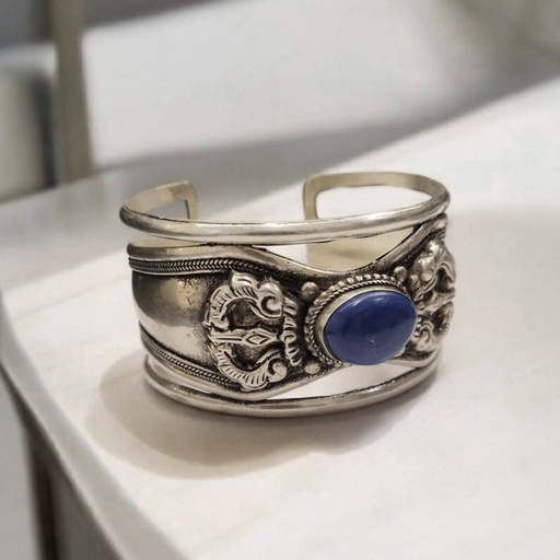 Pulsera Esclava Lapislazuli Ancha