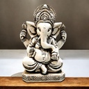 Ganesha Patina Blanco 28cm