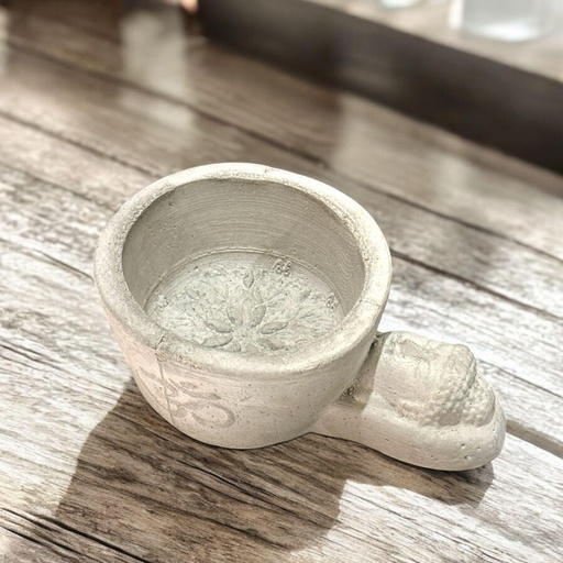 Sahumador Cemento Buda Om