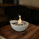 Fogonero Cemento con Piedras