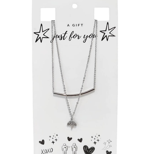 Collar Doble con Arbol