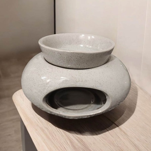 Hornito Ceramica Gris 11cm