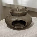 Hornito Ceramica Verde Musgo 11cm