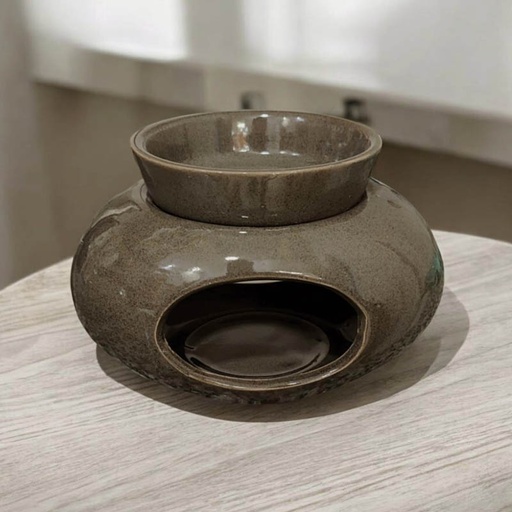 Hornito Ceramica Verde Musgo 11cm