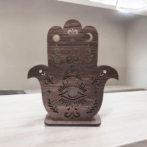 Velador Mano de Fatima Oscuro