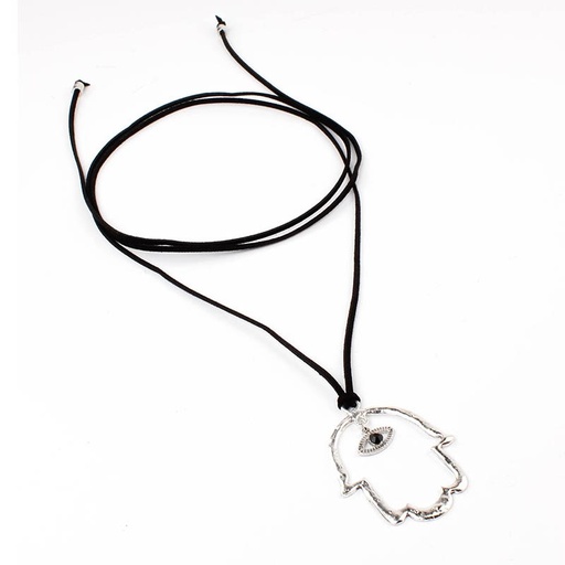 Collar Gamuza Corbatero Esoteric Hamsa