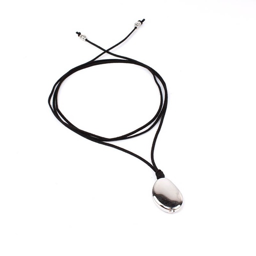 Collar Gamuza Corbatero Silver Boulder