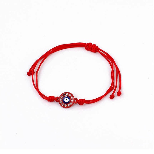 [93187] Pulsera Hilo Rojo Ojo con Strass