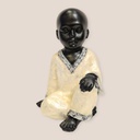 Buda Niño Resina Nacar 15cm