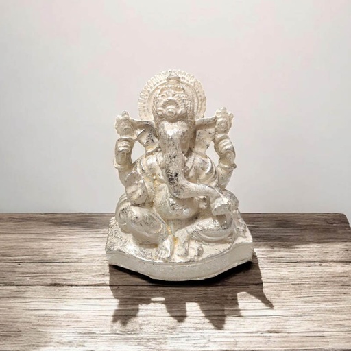 Ganesha Gris Resina 11cm