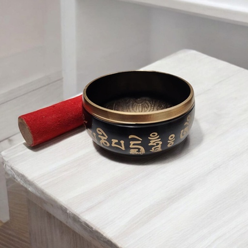 Cuenco Tibetano 10.5cm Negro