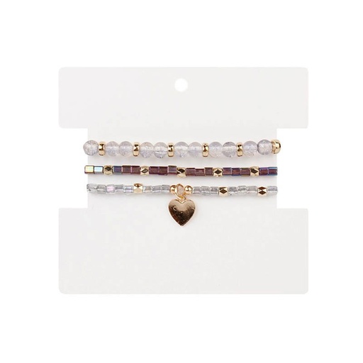 [91715] Set Pulseras Elasticas Tornasol