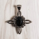 Dije Nudo de Brujas XL Obsidiana