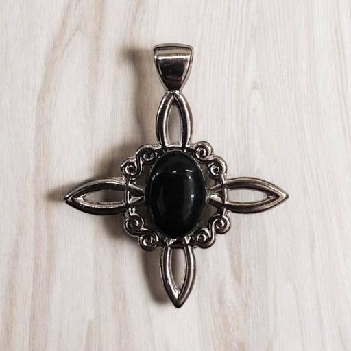 Dije Nudo de Brujas XL Obsidiana