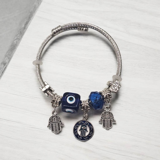Pulsera Dijes Varios con Mano de Fatima