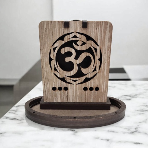 Cascada de Humo Madera Om 13cm