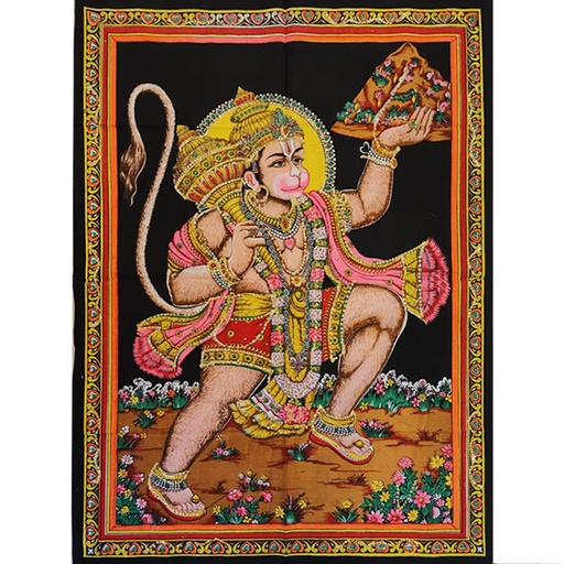 Tapiz India Hanuman 110x75cm