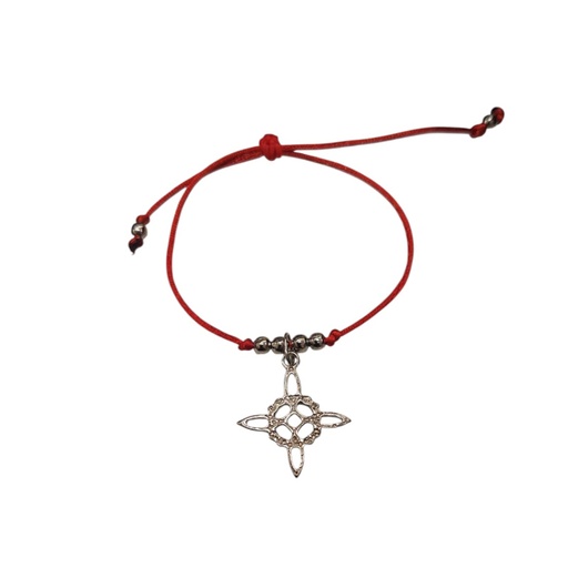 Pulsera Hilo Rojo con Nudo de Bruja