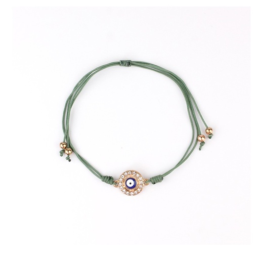Pulsera Hilo Verde Amulet Shine
