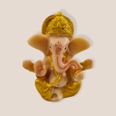 Ganesha Dorado Resina 7cm