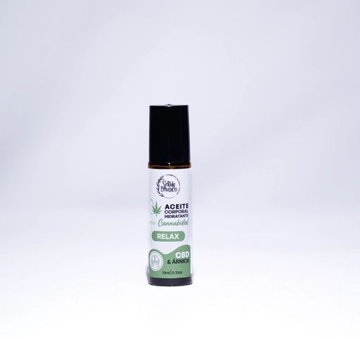 Aceite Corporal con Cannabidiol Relax, CBD & Arnica, Roll-On x10ml, Sentida Botánica
