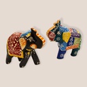 Elefante Resina Colores 9cm